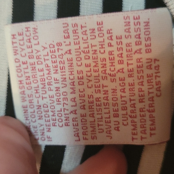 MERONA Chevron black & white maxi skirt NWT - Picture 7 of 7